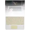 Bluetooth Touchpad Klavye 10.9 inch Kablosuz Wifi Q Klavye Slim