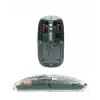 Bluetooth ve 2.4G USB Destekli Pilli Kablosuz Şeffaf Mouse