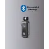 Bluetooth 5.2 Kablolu Makaralı Kulaklık | Dijital Ekran ve Titreşimli Bildirim