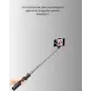 Bluetooth’lu Işıklı Selfie Çubuğu – Katlanabilir, 130 Cm