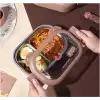 Bölmeli Paslanmaz Çelik Yemek Kutusu