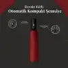 Bordo Kılıflı Otomatik Kompakt Şemsiye