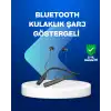 Boyun Askılı Kablosuz Bluetooth Kulaklık – Aktif Gürültü Önleme, Lcd Ekranlı