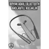Boyun Bantlı Bluetooth Kulaklık Yüksek Ses Kaliteli 100 Saat Kulaklık