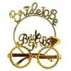 Bride To Be Taç ve Gözlük Seti - Altın Renk