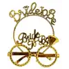 Bride To Be Taç ve Gözlük Seti Altın Renk