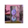 Buharlı Çift Pervaneli Işıklı Vantilatör Uzaktan Kumandalı Taşınabilir Şarjlı Midi Fan