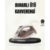 Buharlı Ütü 2200w Seramik Taban 300 Ml Kahverengi Dikey Ütüleme