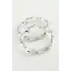 Burgulu Halka Küpe 4,5 cm