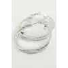 Burgulu Halka Küpe 4,5 cm