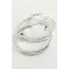 Burgulu Halka Küpe 5 cm