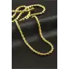 Burgulu Zincir Çelik Kolye 60 cm