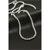 Burgulu Zincir Çelik Kolye 60 cm
