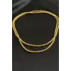 Burgulu Zincir Kolye 80 cm