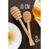 BX Bal Kaşığı Ahşap Uzun 16 CM Bal Damlatıcı Kaşık 2 ADET