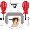 BX High-Torque Avuçiçi DÜZ-YILDIZ Uçlu Tornavida Seti
