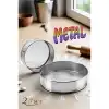 Metal Un Eleği 15 ve 24 cm 2 li SET
