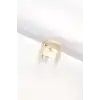 C Harfli Altın Renk Ayarlanabilir Yüzük