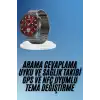 Çağrı Cevaplama Sesli Asistan Çoklu Dil Desteği 5.0 Bluetooth Akıllı Saat