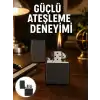 Çakmak Parlak Siyah Doldurulabilir Hedyelik Eşya Yeni Nesil