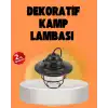 Çam Kozalağı Şekilli Retro Kamp Gece Lambası
