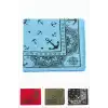 Çapa Desenli Keten Bandana 50*50