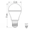 CATA CT 4276 6 W Led Ampul Kırmızı Renk