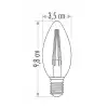 CATA CT 4280 4W Rustik Led Ampul 2700K Amber E14 Duy