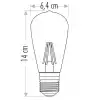CATA CT 4350 4W Led Ampul 2700K Amber E27 Duy
