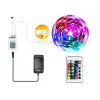 CATA CT 4557 Rgb Şerit Led Set 5 Mt Rgb Led 3 Renk+Trafo+ Kumanda