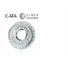 CATA CT 6583 Hanımeli Led Çerçeveli Günışığı Kristal Cam Spot Kasa - Priz ve Anahtar İçin Uyumlu Çerçeve