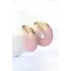 CCB Gül Kurusu Gold Çift Renk Küpe