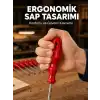 Çelik 7li Tornavida Seti Ergonomik Sap Profesyonel Kullanım