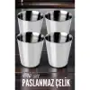 Çelik Bardak Seti 4 Adet Fazio Giacinto Design 719313