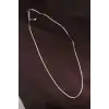 Çelik Gümüş Renk 60 cm İnce İtalyan Zincir Kolye