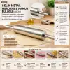 Çelik Metal Merdane - Hamur Rulosu 40cm Bx40