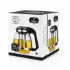 Çelik Süzgeçli Cam Demlik 1500ml Bx40