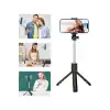 Cep Telefonu Tripod Standı Manyetik Selfie Sopa Bluetooth Uzaktan Kumandalı