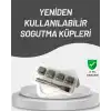 Çevre Dostu Metal Buz Küpü ve Kullanışlı Klips Seti