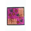 Çiçek Desenli Zr Şifon Fular 50*50 cm
