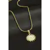 Çiçek İnci Çelik Kolye