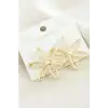 Çiçek İnci Metal Küpe