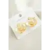 Çiçek Metal Küpe