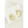 Çiçek Metal Küpe