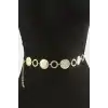 Çiçek Metal Zincir Kemer