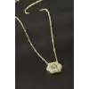 Çiçek Nazar Zirkon Taşlı Kolye
