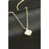 Çiçek Polyester Kolye