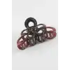 Çiçek Renkli Mandal Toka 12 cm