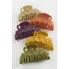Çiçek Renkli Mandal Toka 8 cm