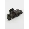 Çiçek Siyah Renkli Mandal Toka 10 cm